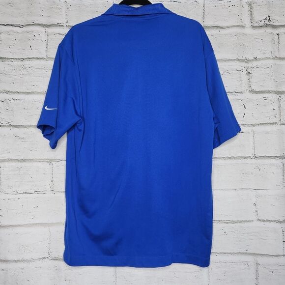 Nike Mens Golf Nike Fit Dry Polo Royal Blue Large L - Picture 11 of 12